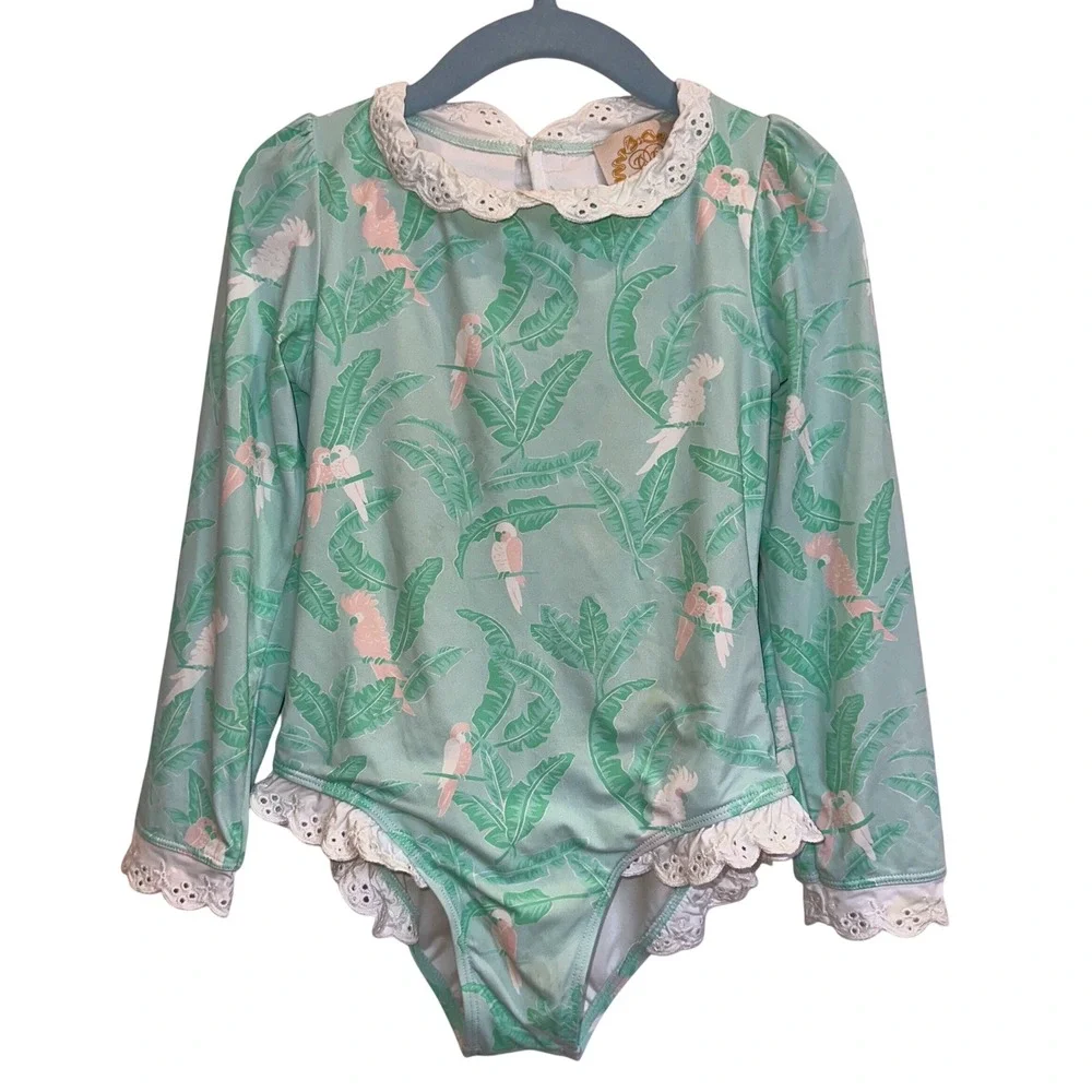 TBBC The Beaufort Bonnet Company Sarasota Surf Bathing Suit Parrot Island Palms